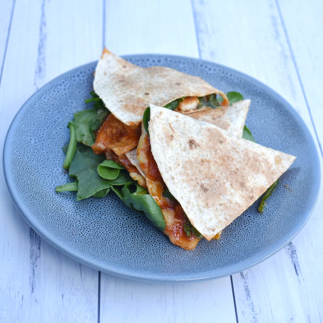 Super Simple Chicken Quesadillas