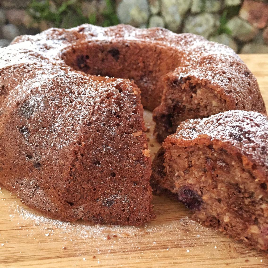 Porridge Choc Coconut Cake